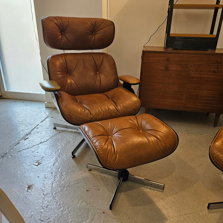 Plycraft "Eames Style" Lounge Chair & Ottoman